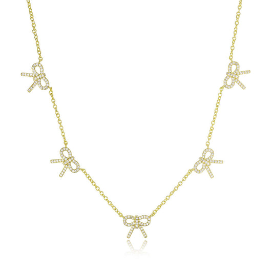 Bow All Around Necklace