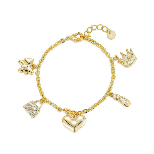 Puffed Charm Bracelet