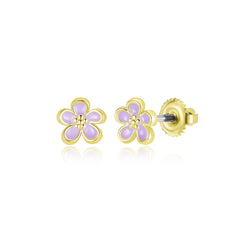 Enamel Classic Flower Studs