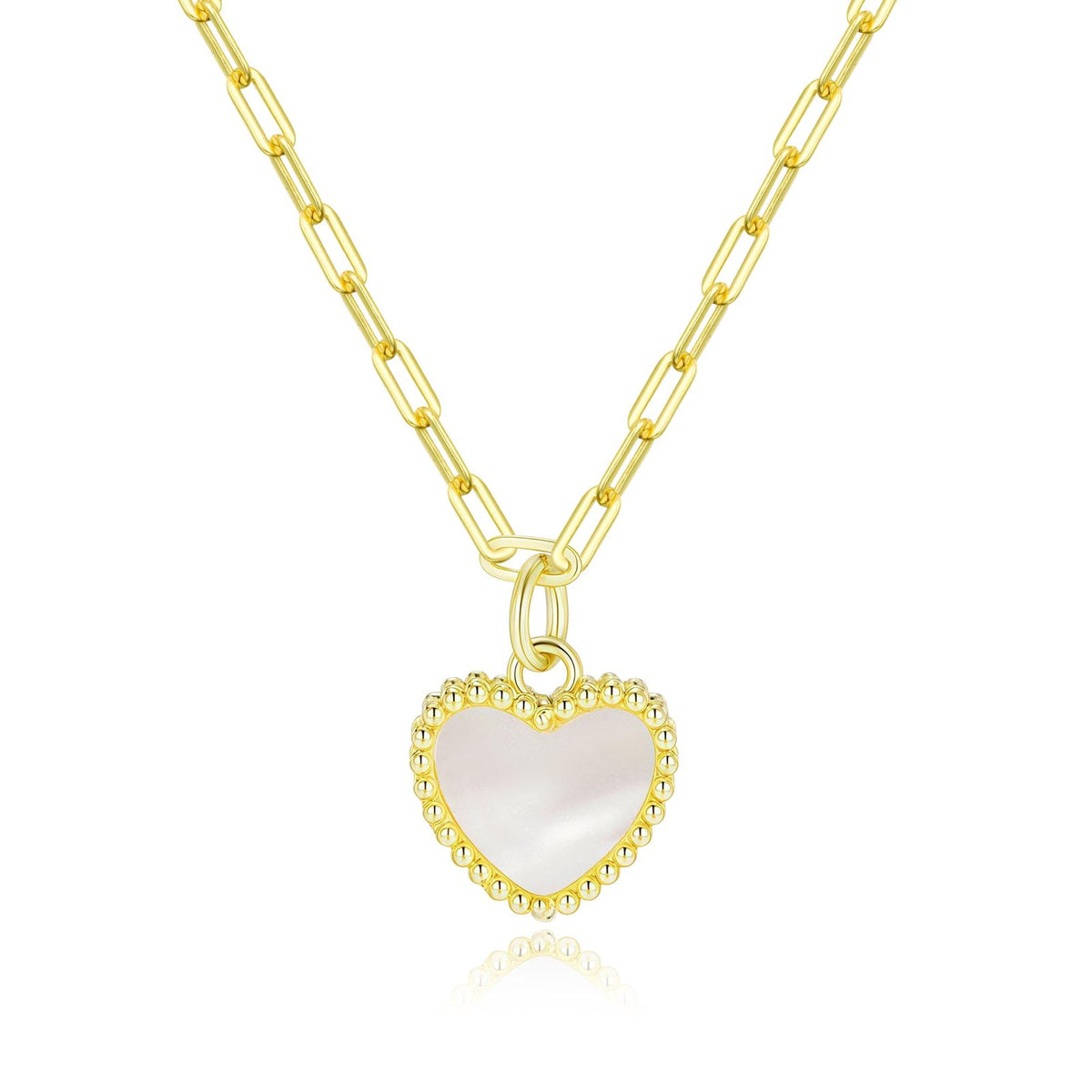 Mother Of Pearl Link Necklace