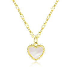 Mother Of Pearl Link Necklace