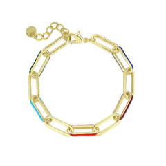 Colored Links Bracelet