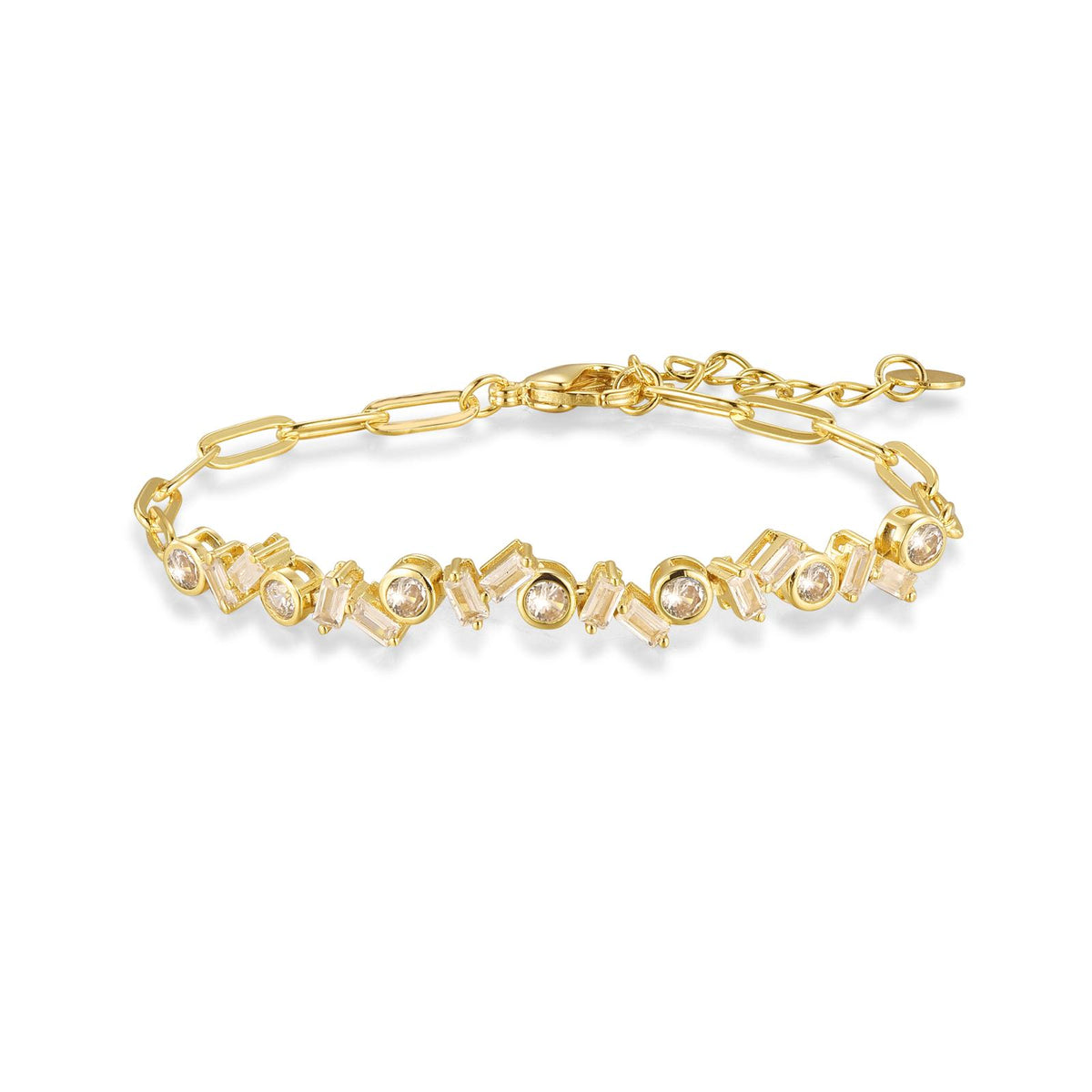 Zig Zag Baguette Bracelet