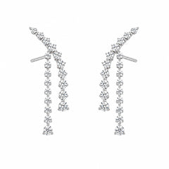 Side Tennis Earrings