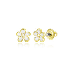 Enamel Classic Flower Studs