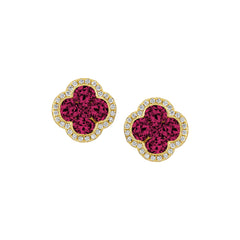 Unique Clover Studs