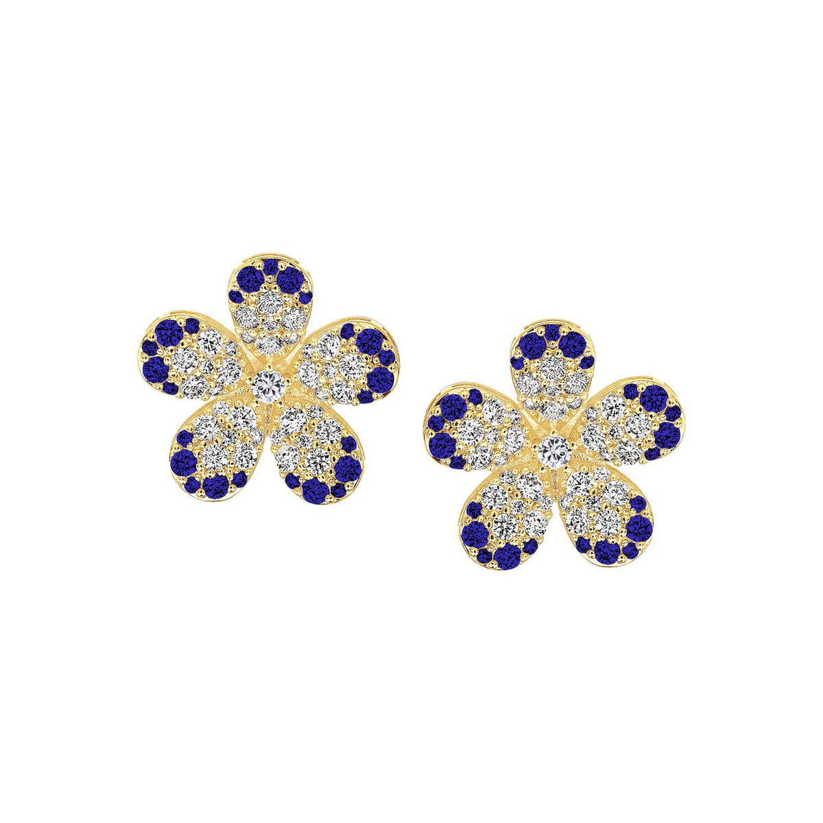 Refined Floral Stud Earring