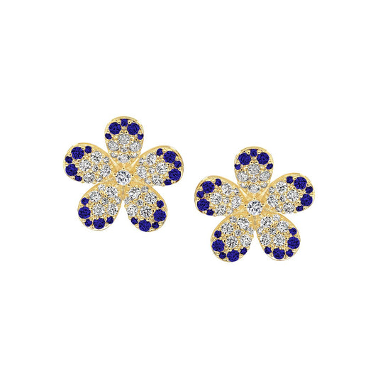 Refined Floral Stud Earring