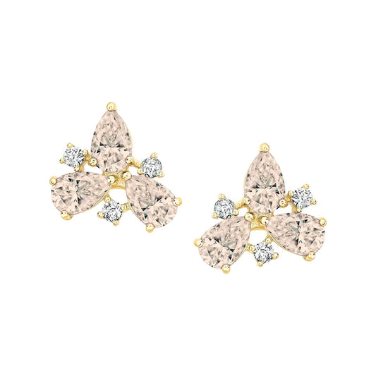 Bouncing Raindrops Stud Earring