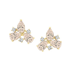 Bouncing Raindrops Stud Earring