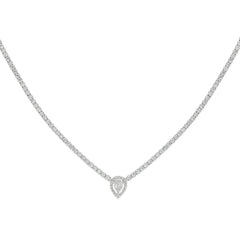 Teardrop Tennis Necklace