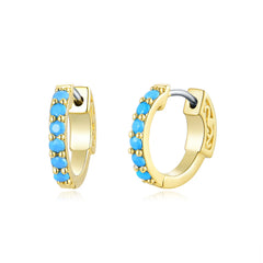 Small Colored Round Hoops