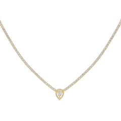 Teardrop Tennis Necklace