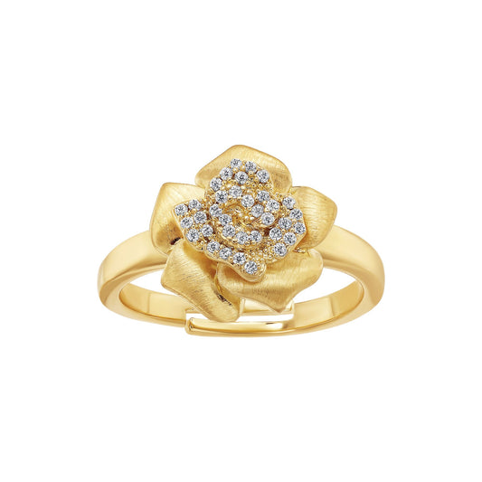 Ruffled Flower Ring