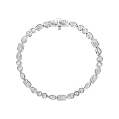 Bezel Multi Shape Bracelet