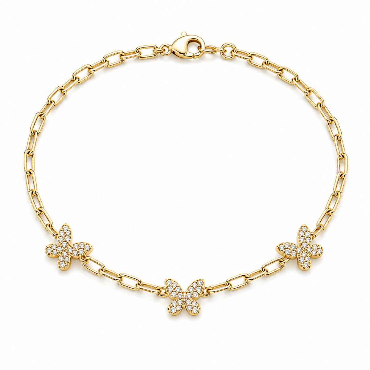 Butterfly Link Bracelet