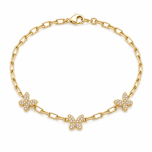 Butterfly Link Bracelet