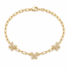 Butterfly Link Bracelet