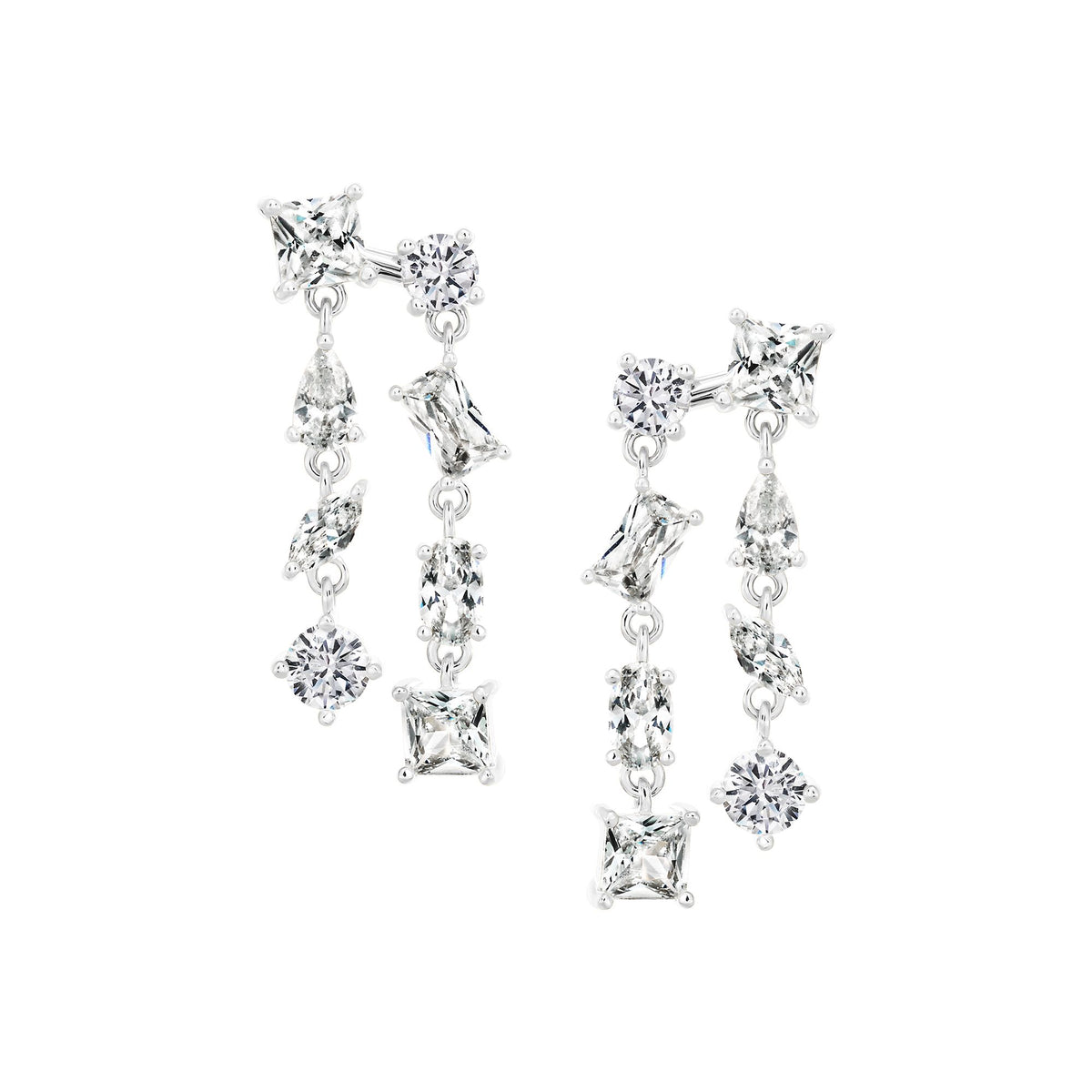 Multi Shape Drop Earring