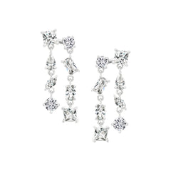 Multi Shape Drop Earring