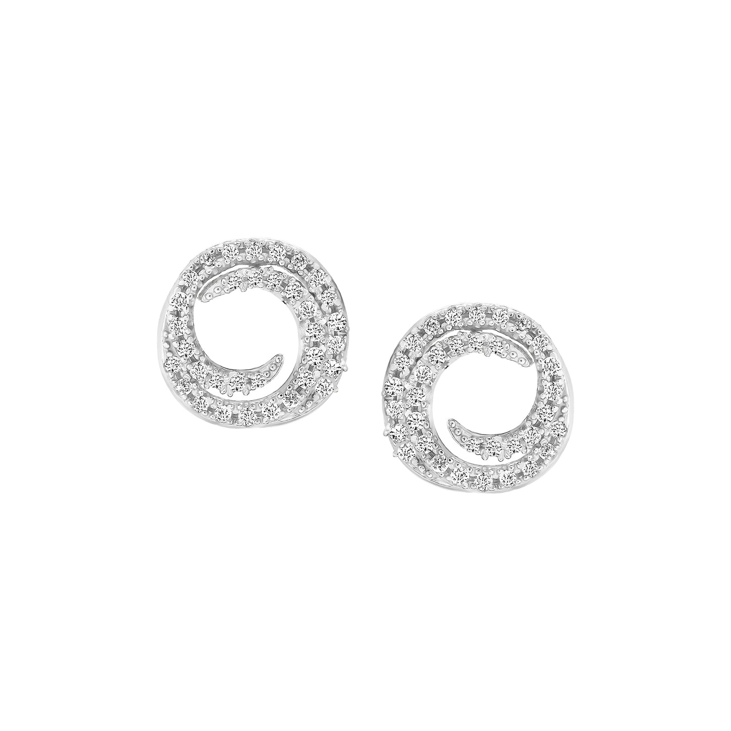 Open Swirl Studs