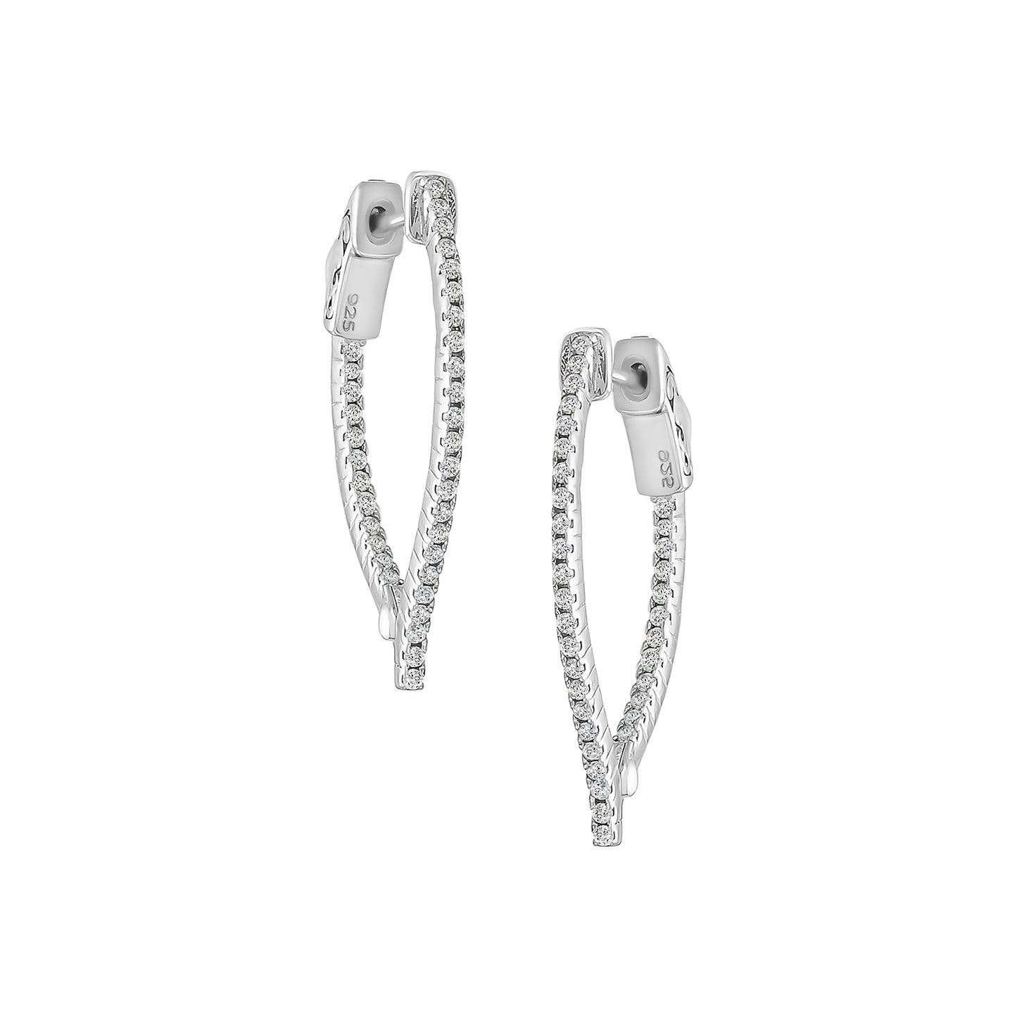 Teardrop Hoops