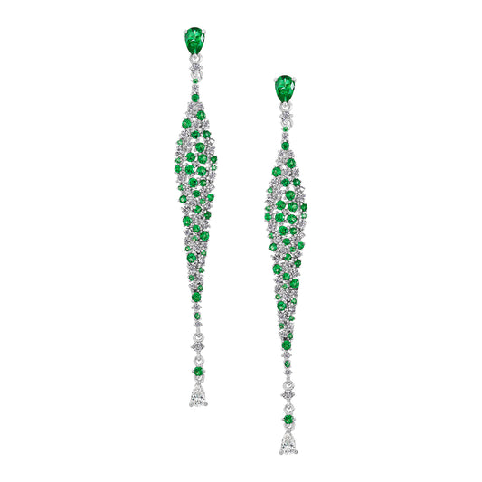 Long Classic Colored Earrings