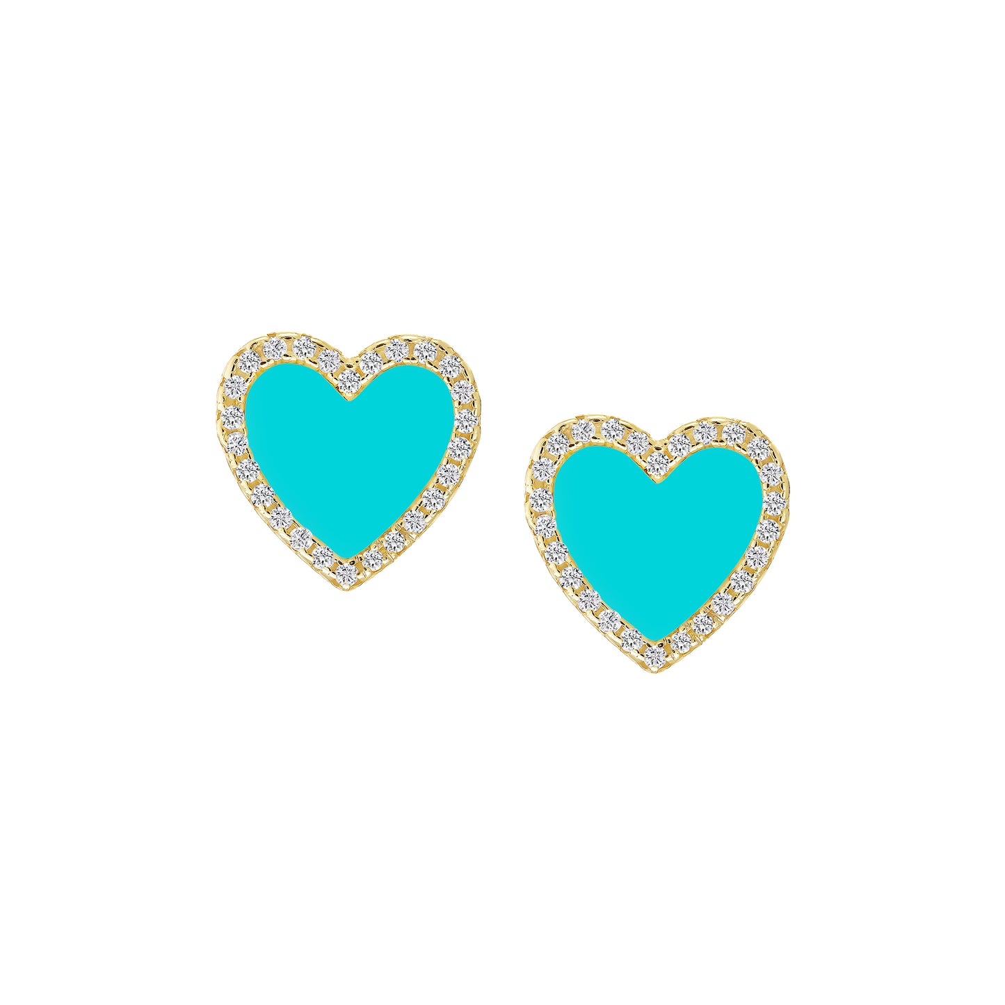 Medium Perfectly Perfect Heart Studs