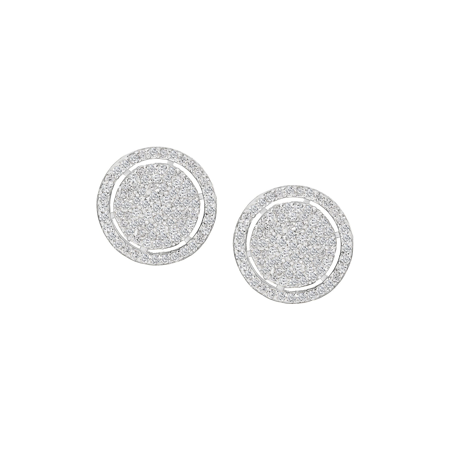 Double Pave Studs