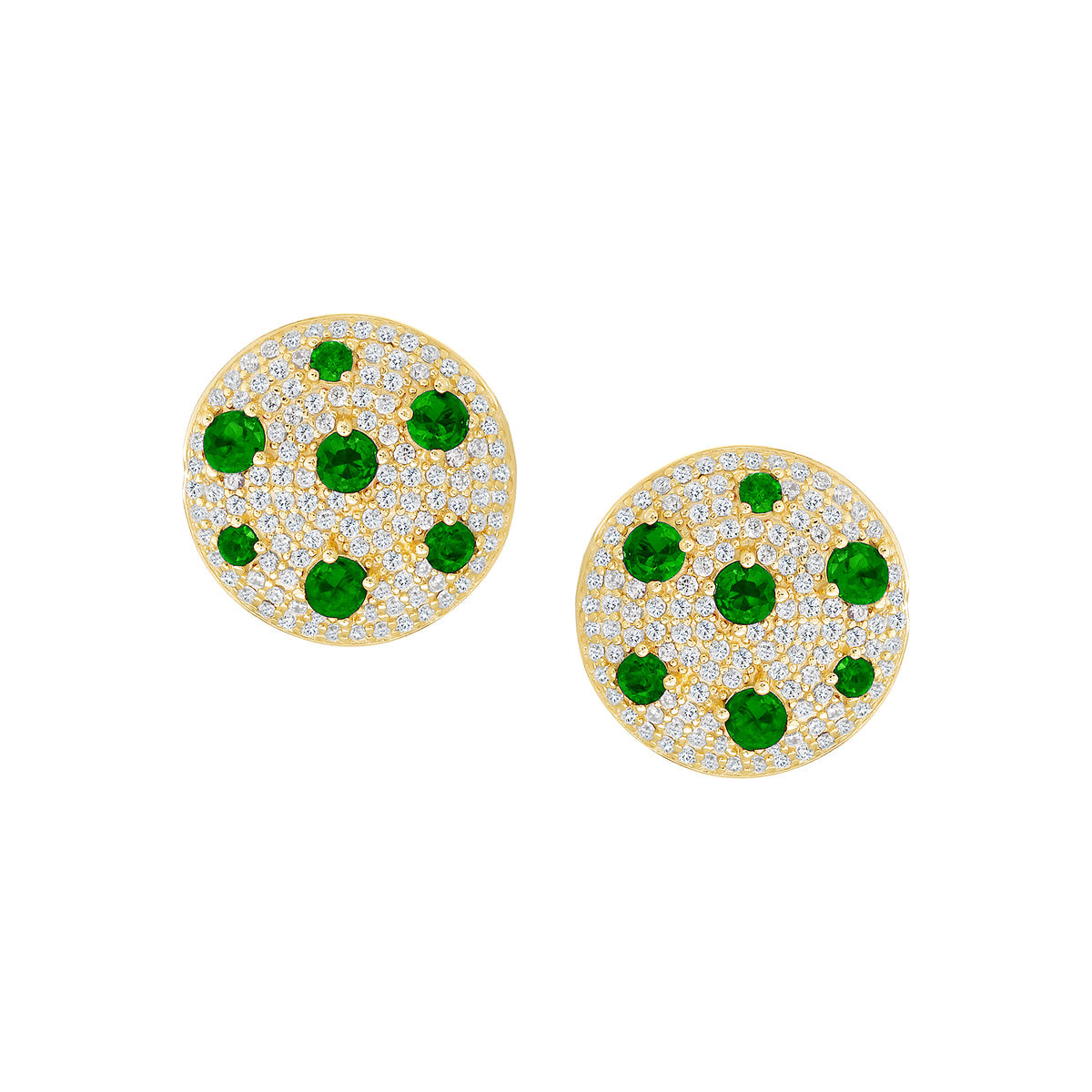 Color Confetti Statement Stud Earrings