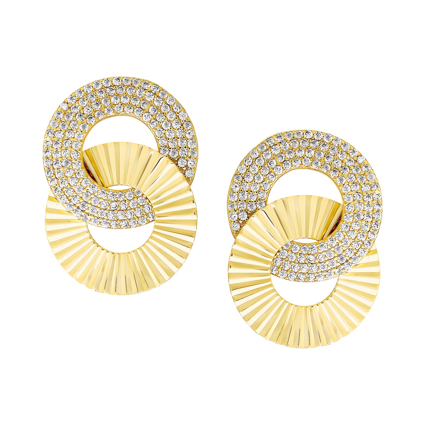 Circular Intertwined Earrings