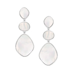 Three-Tier Statement Drop Earrings