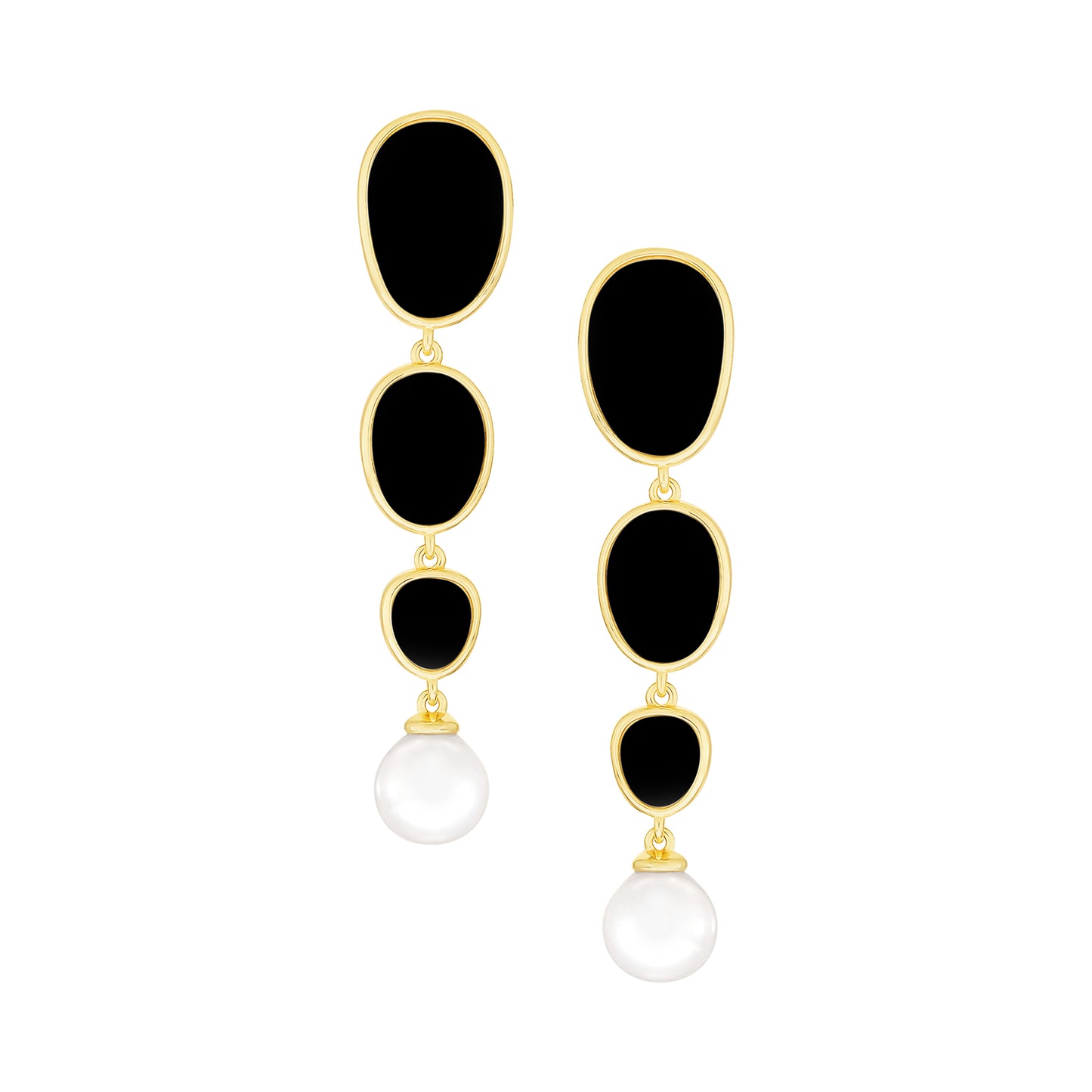 Statement Drop Pearl Earrings