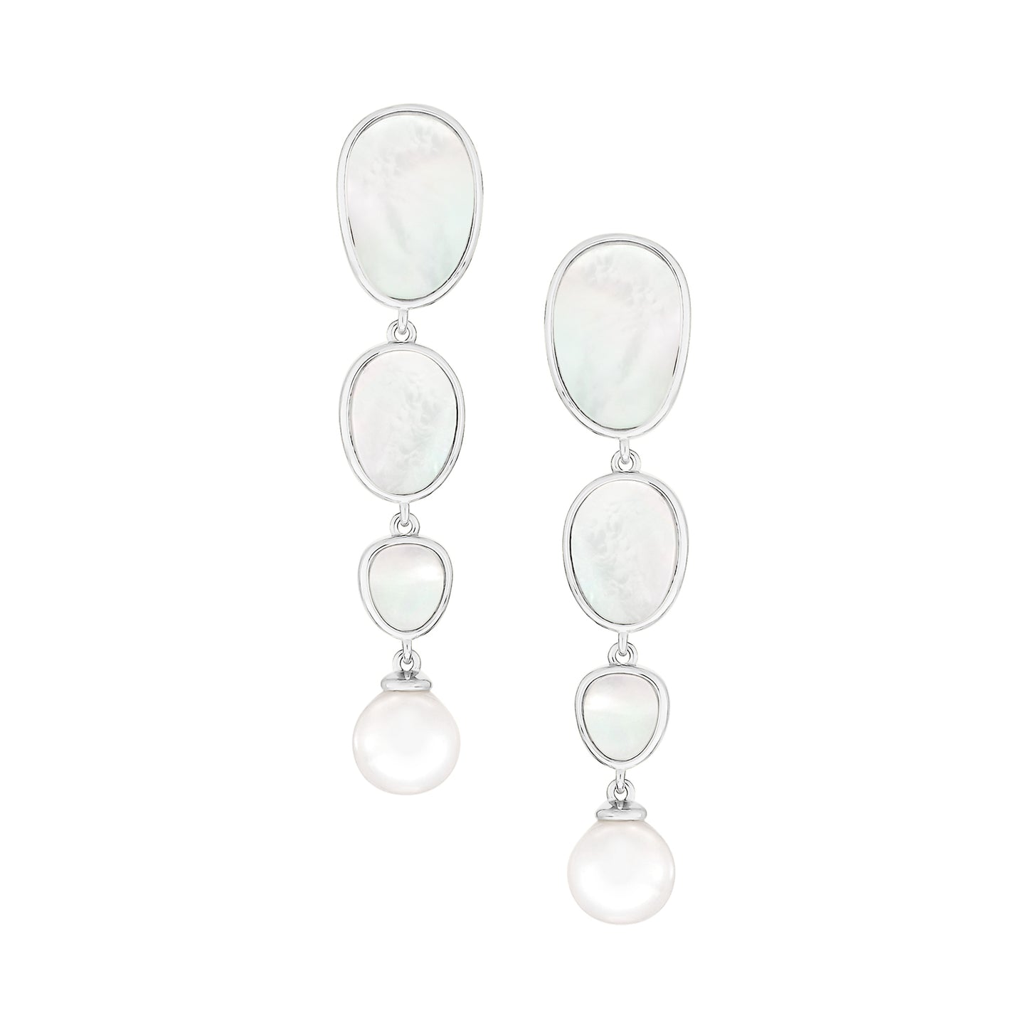 Statement Drop Pearl Earrings