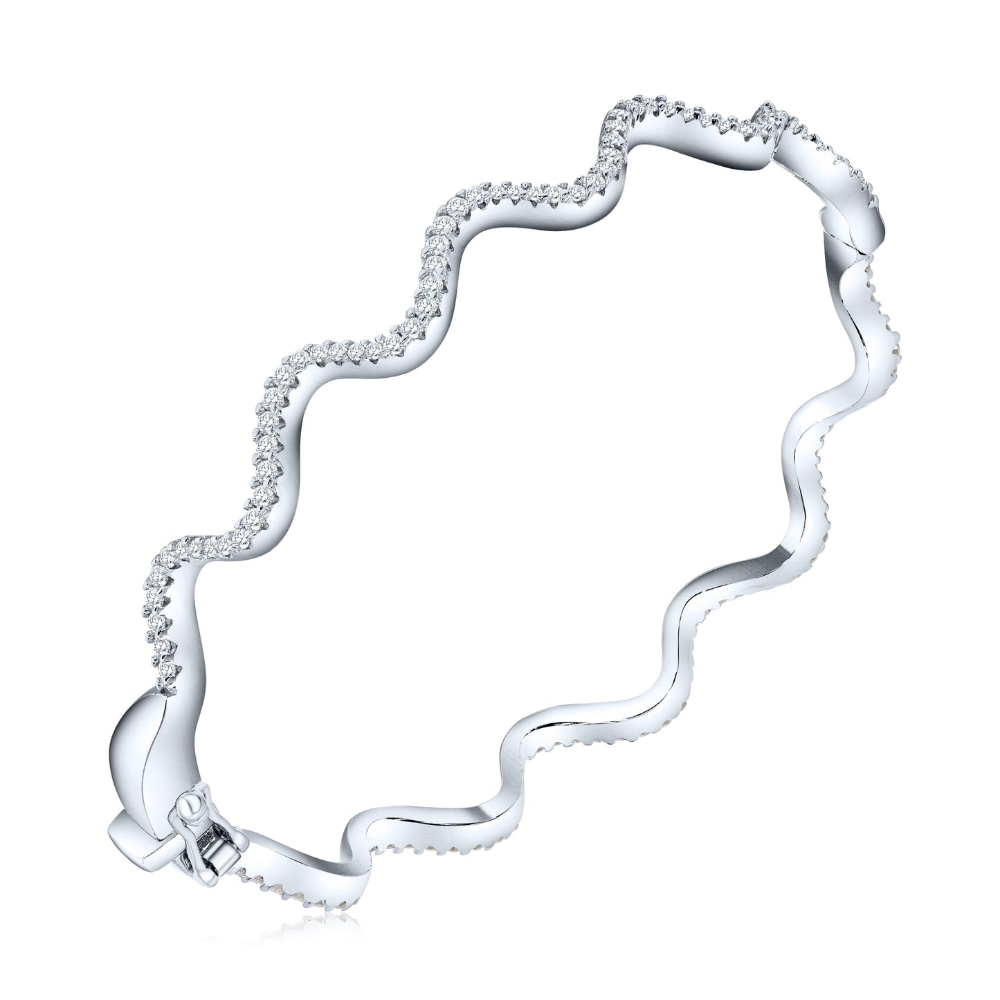 Dainty Zig Zag Bangle