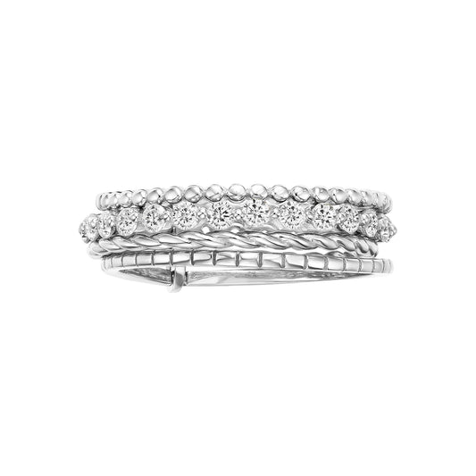 Four Band Stack Ring