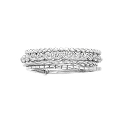 Four Band Stack Ring