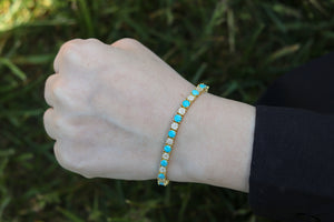 Pave Turquoise Bracelet