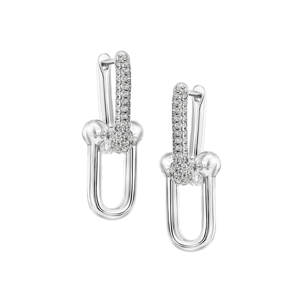 Oversized Link Earrings