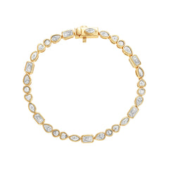Bezel Multi Shape Bracelet