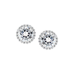 Classic Halo Stud Earrings