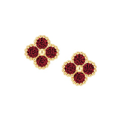 Four Stone Clover Stud