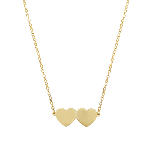 Double Heart Necklace