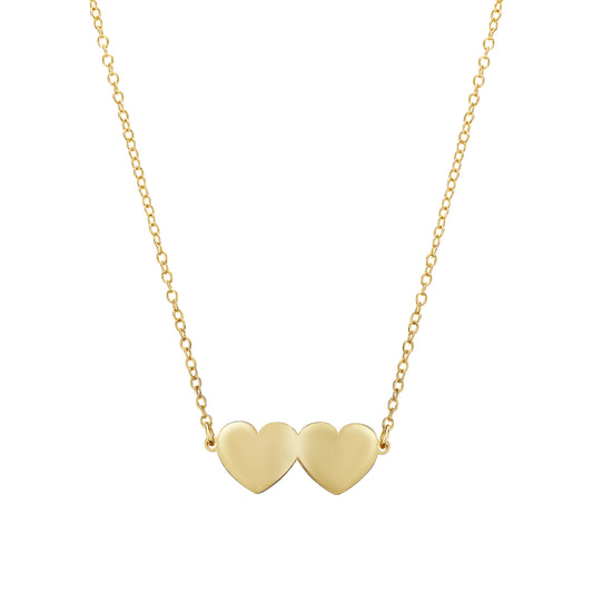 Double Heart Necklace