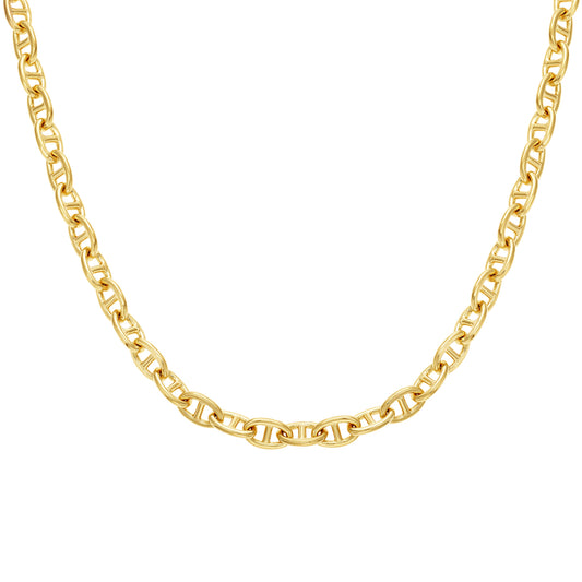 Puffed Link Necklace