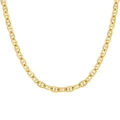Puffed Link Necklace