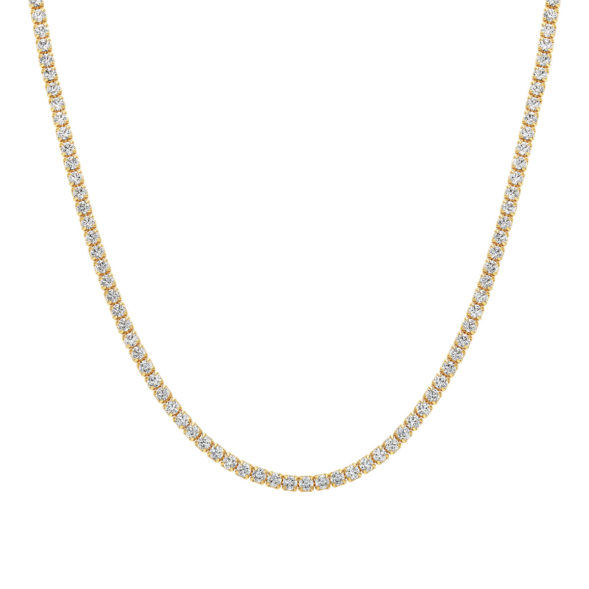 Thin Tennis Necklace