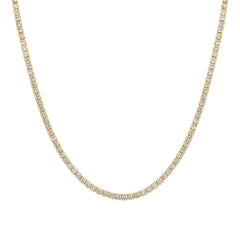 Thin Tennis Necklace