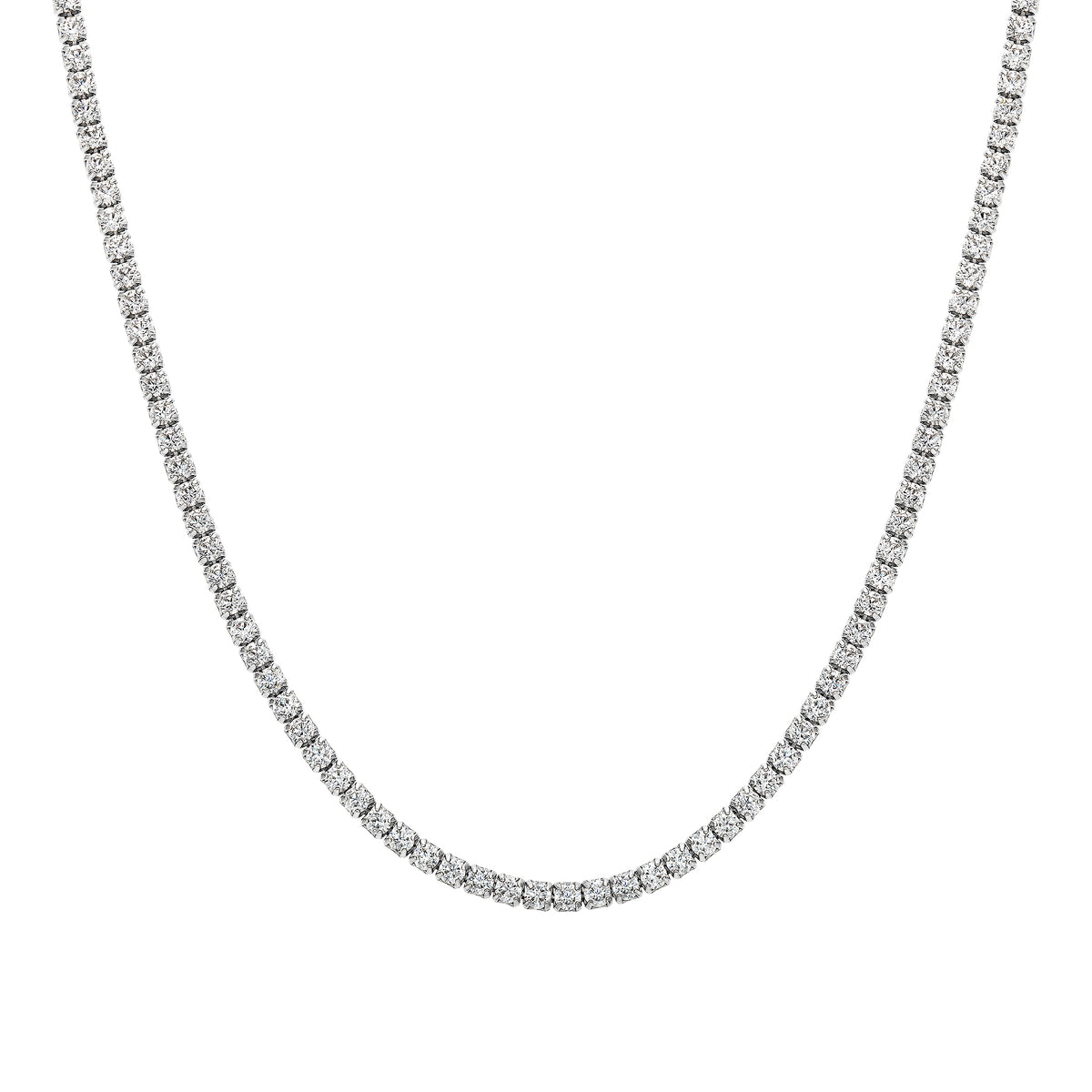 Thin Tennis Necklace
