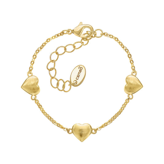 Flat Matte Hearts Kids Bracelet